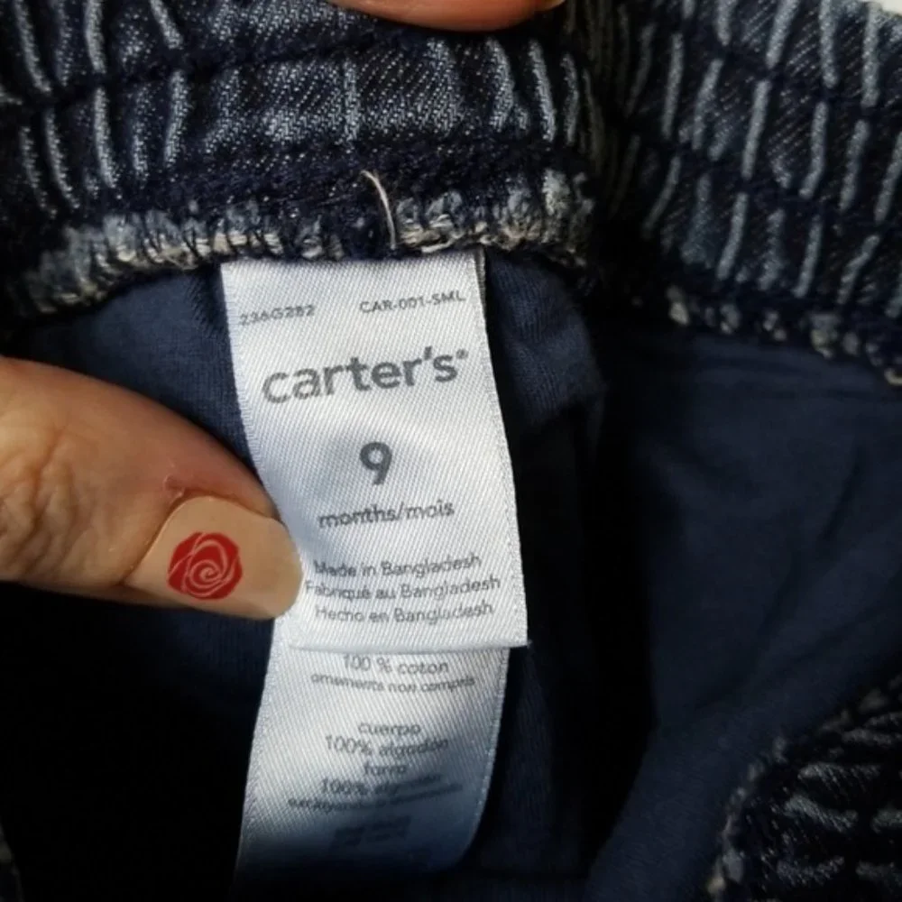 NWOT Carter's Lined Jogger Jeans